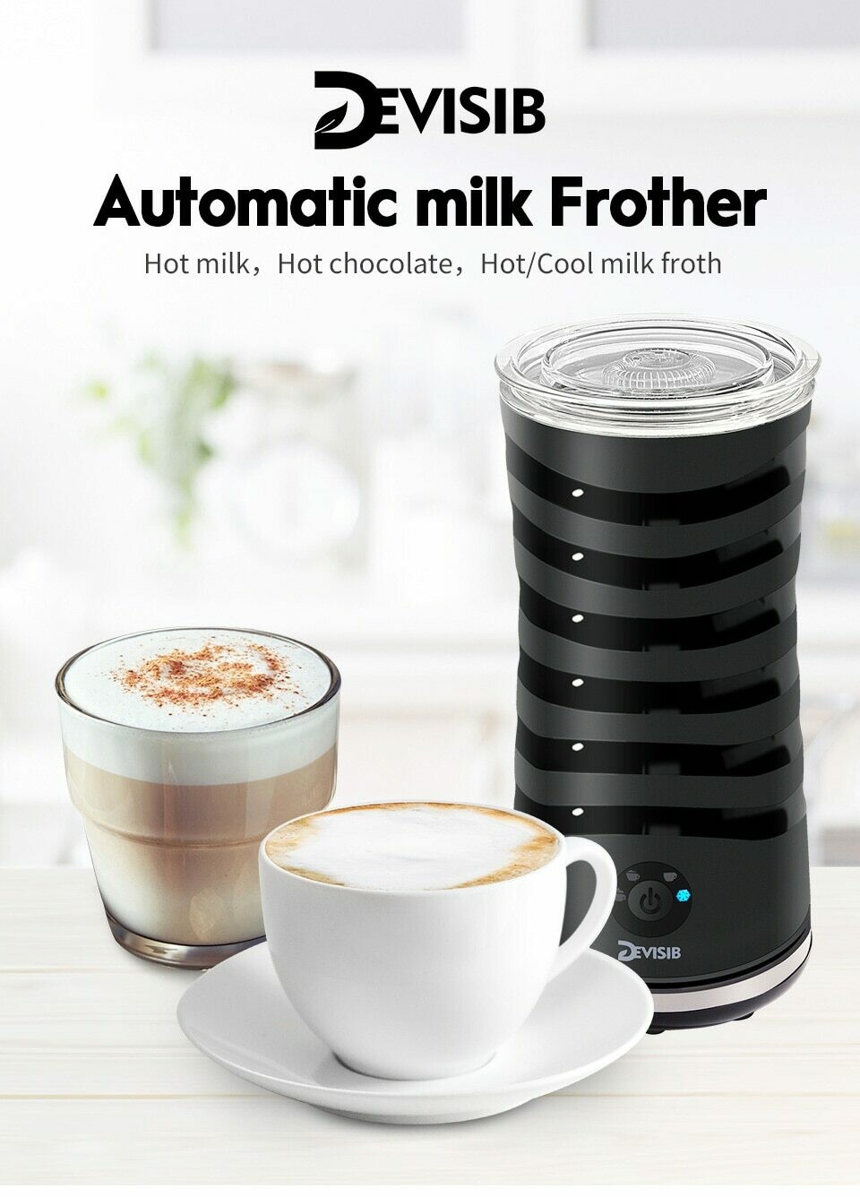 WEBILLA™ DEVISIB Milk Frother Electric