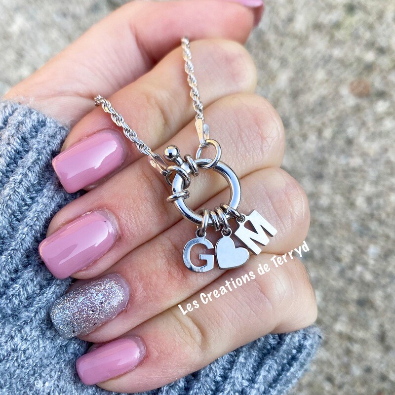 Letters necklace
