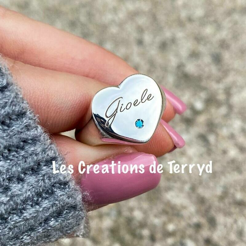 Chevalier cuore con incisione