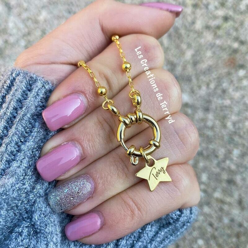 Collana stella con nome