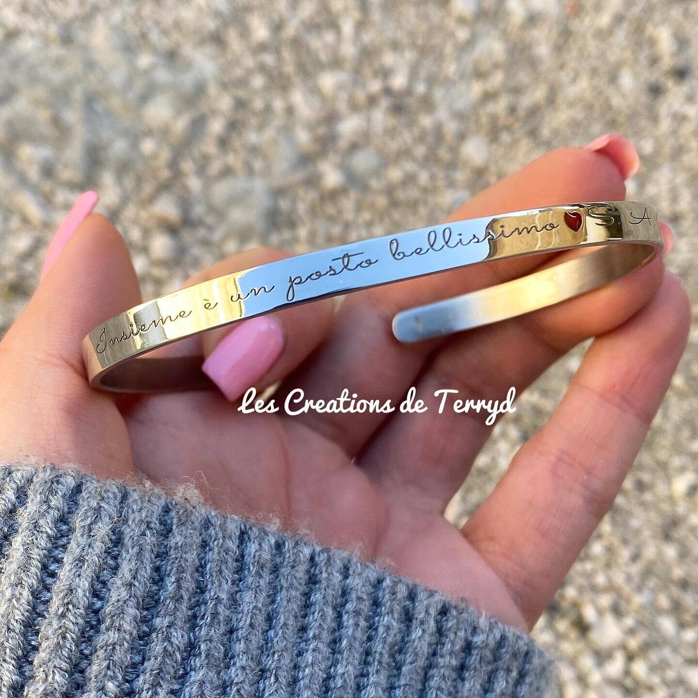 Bracciale rigido personalizzato