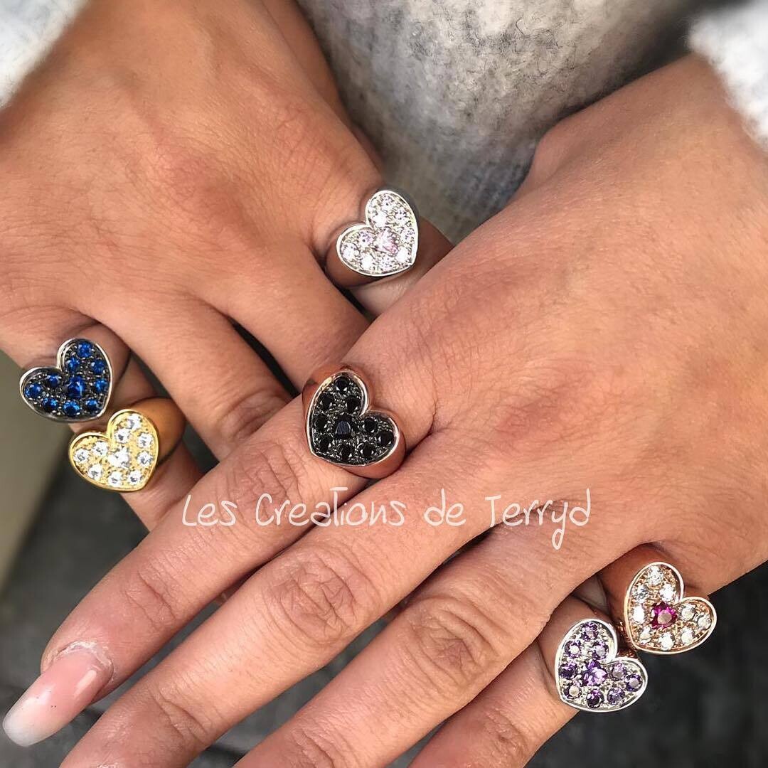 Anello scudo cuore