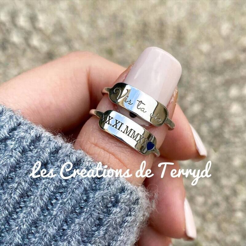 Anello Targhetta