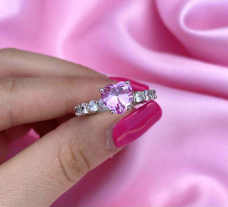 Anello brillant heart
