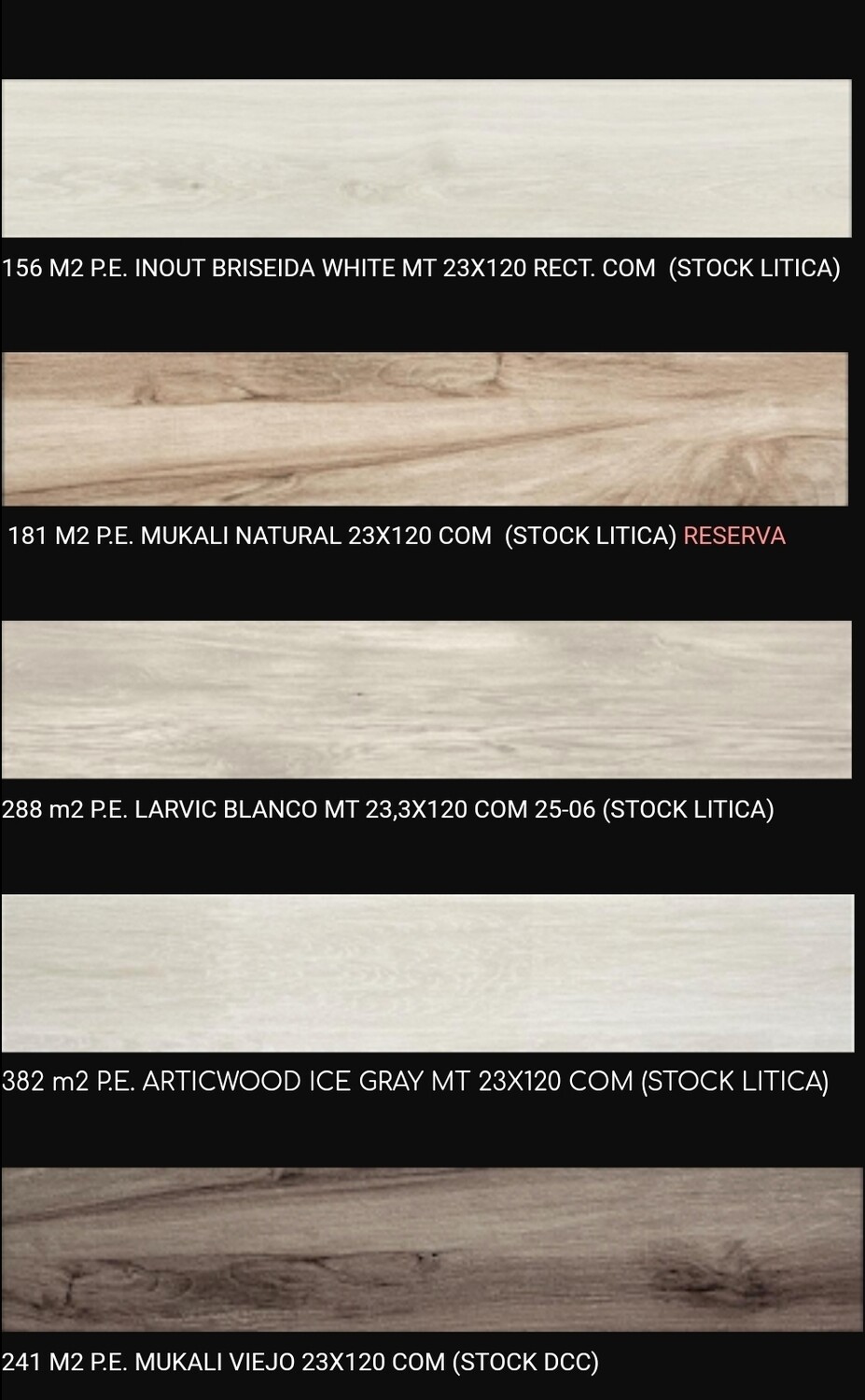 Porcelanico efecto madera