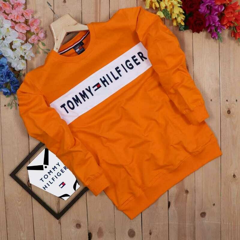 Premium Quality Foil Print Loop Knit Sweatshirts