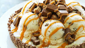 ICE CREAM, CAKE ITEMS, NUTS AND DRY FRUITS.DESSERT