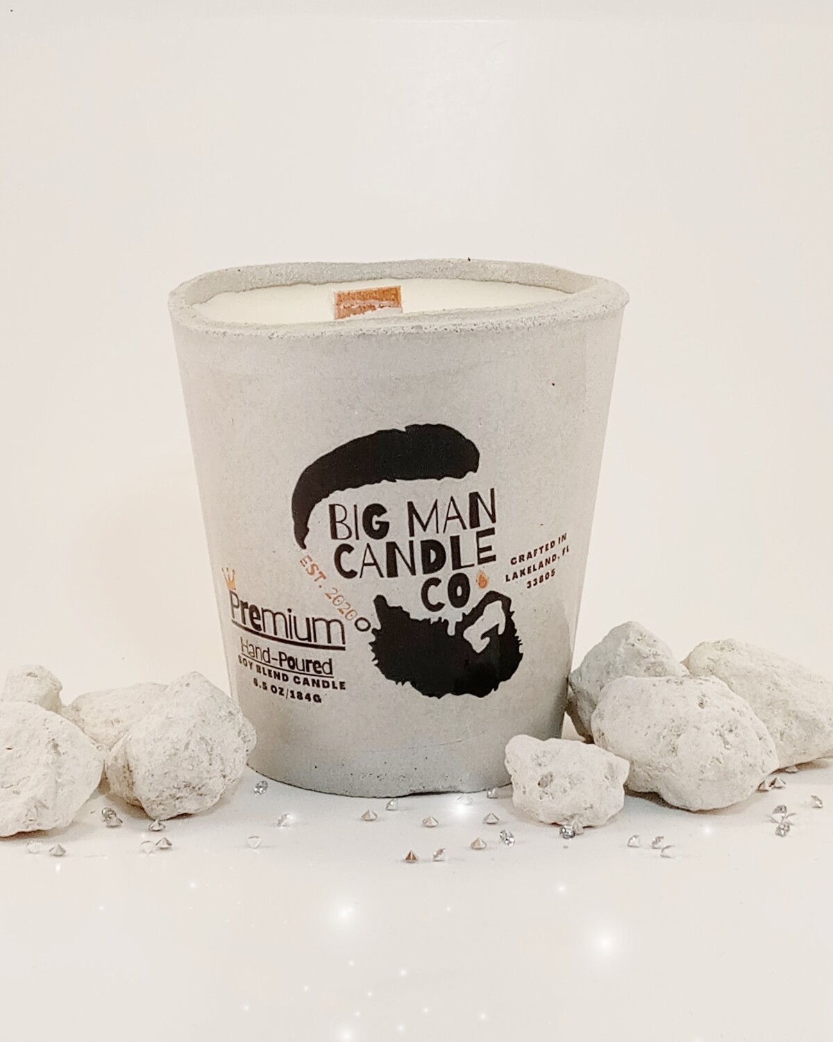 Woodwicked Cement Candle