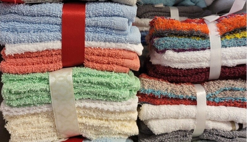 2 Tommy&#39;s Textile Set of Washcloths, 8 Count Each Pack