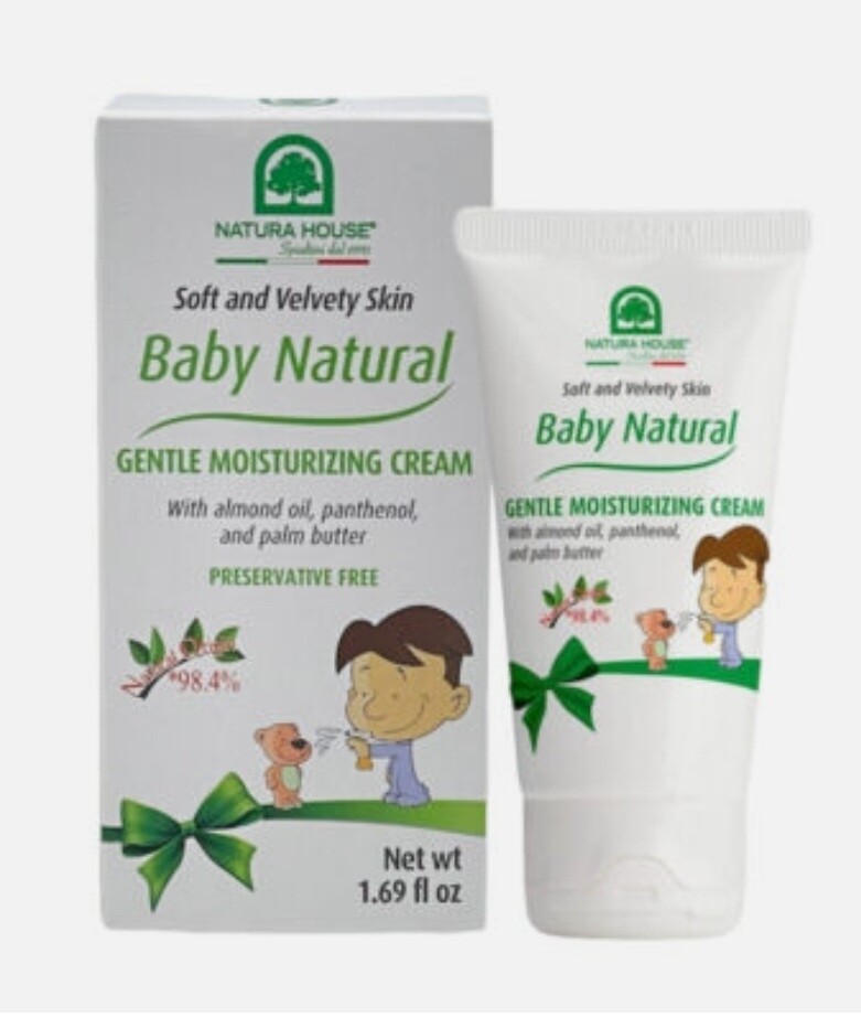 Natura House Baby Natural Gentle Moisturizing Cream Made In Italy