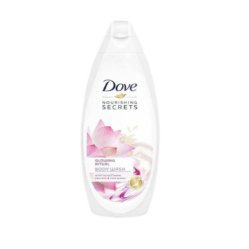 DOVE BODY WASH GLOWING RITUAL WITH LOTUS FLOWER EXTRACT &amp; RICE WATER 750ml