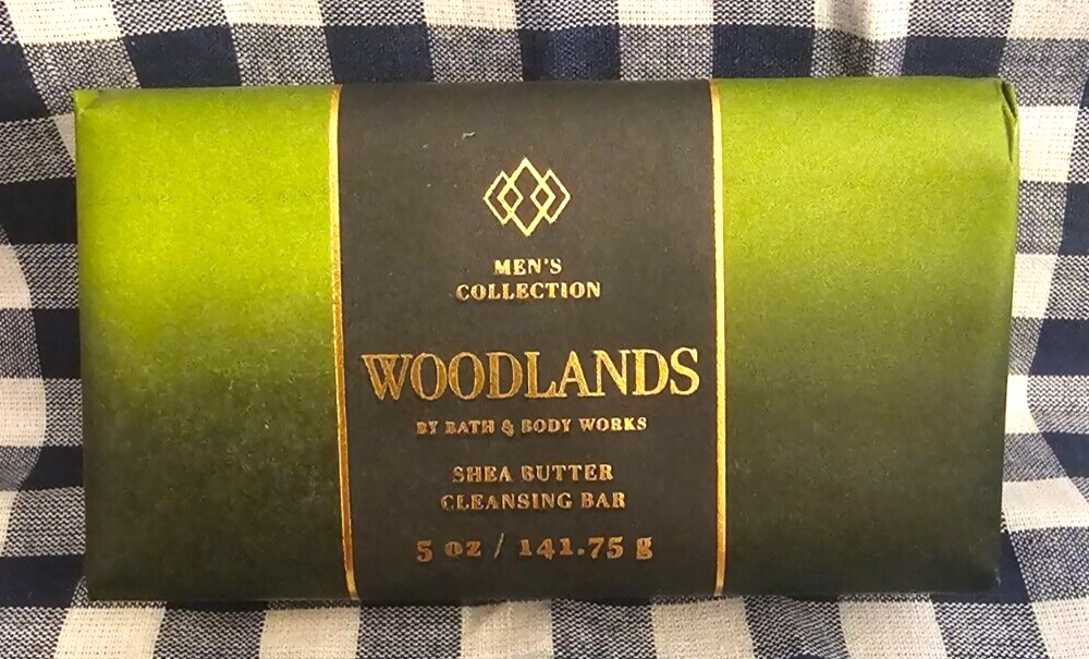Bath &amp; Body Works Men&#39;s Collection Woodlands Shea Butter Cleansing Bar 5 oz