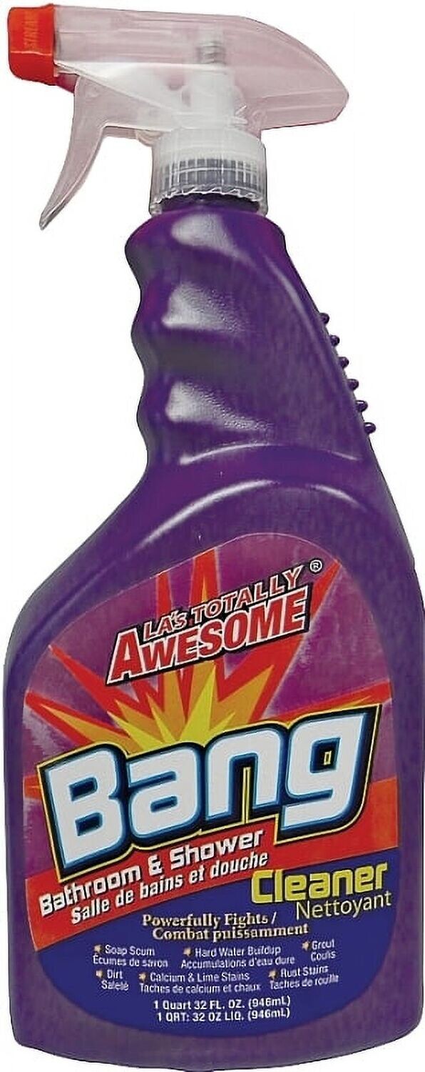 LA&#39;s Totally Awesome Bang Bathroom Shower Cleaner One 32 fl oz Bottle. NEW LOOK