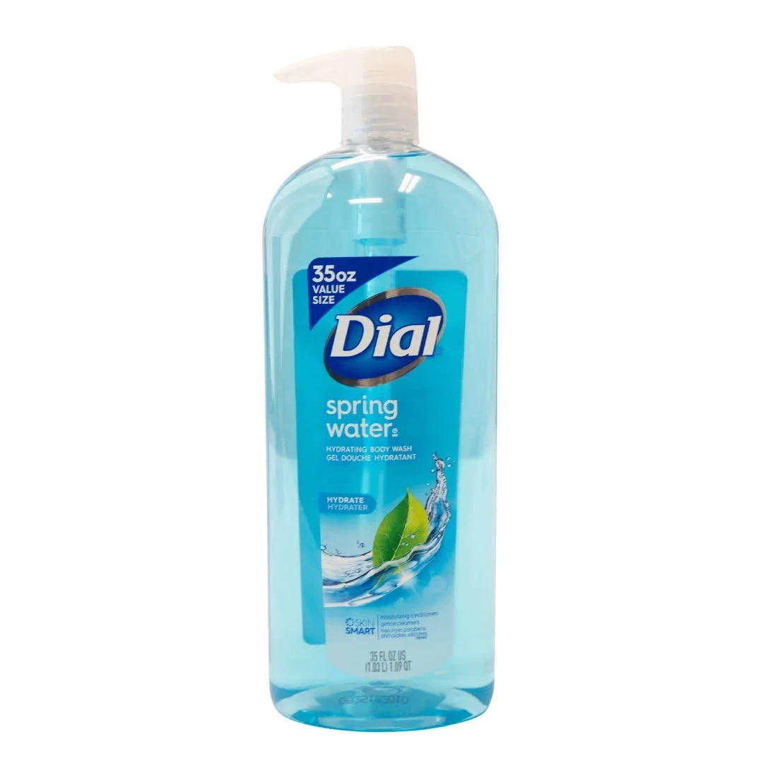2 pack Dial Spring Water Hydrating Body Wash 35 fl oz Skin Smart