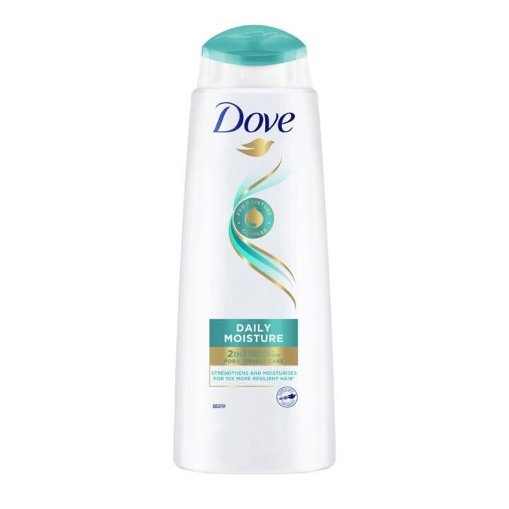 Dove New Nouveau 2 In 1 Daily Care Shampoo &amp; Conditioner 400ML 13.5 Fl Oz Bio Restore 3 pack