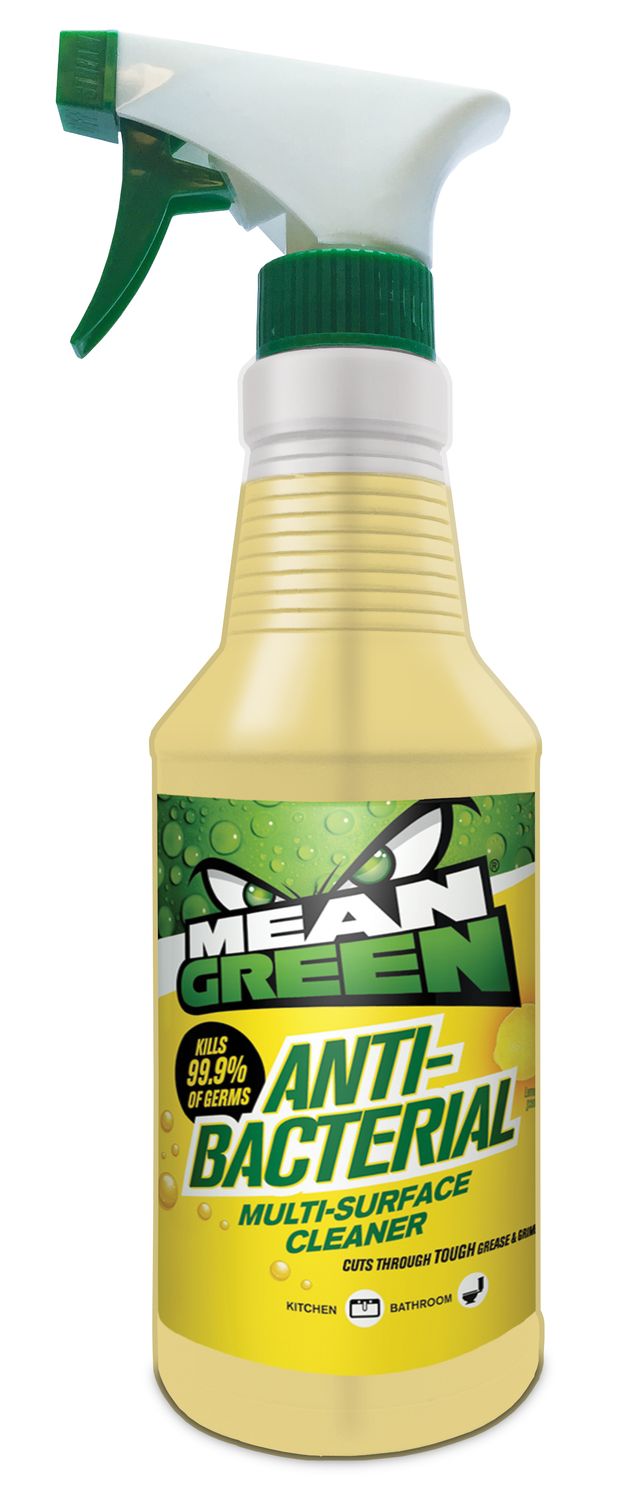 2 PACK Mean Green Antibacterial Multi Surface Cleaner, 16 Oz EC (32OZ)