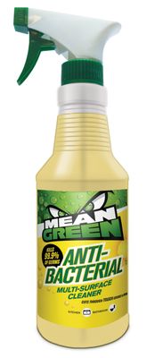 2 PACK Mean Green Antibacterial Multi Surface Cleaner, 16 Oz EC (32OZ)