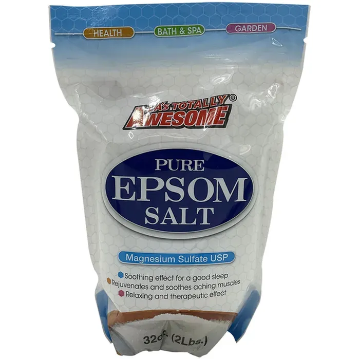 2 Pack LA&#39;s Totally Awesome Epsom Salts Bag 16 Oz Each