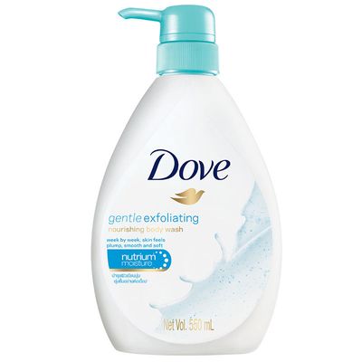 Dove Gentle Exfoliating Nourishing Body Wash Nutrium Moisture Smooth 550 ML