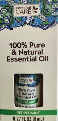 2 Pack Personal Care 100% Pure &amp; Natural Essential Oil Peppermint 8ML Each