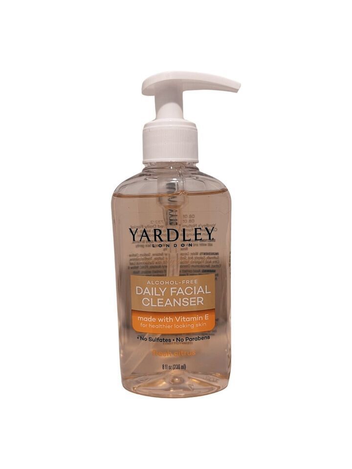 2 Pack Yardley London Daily Facial Cleanser Made With Vitamin E 8oz. each - Fresh Citrus