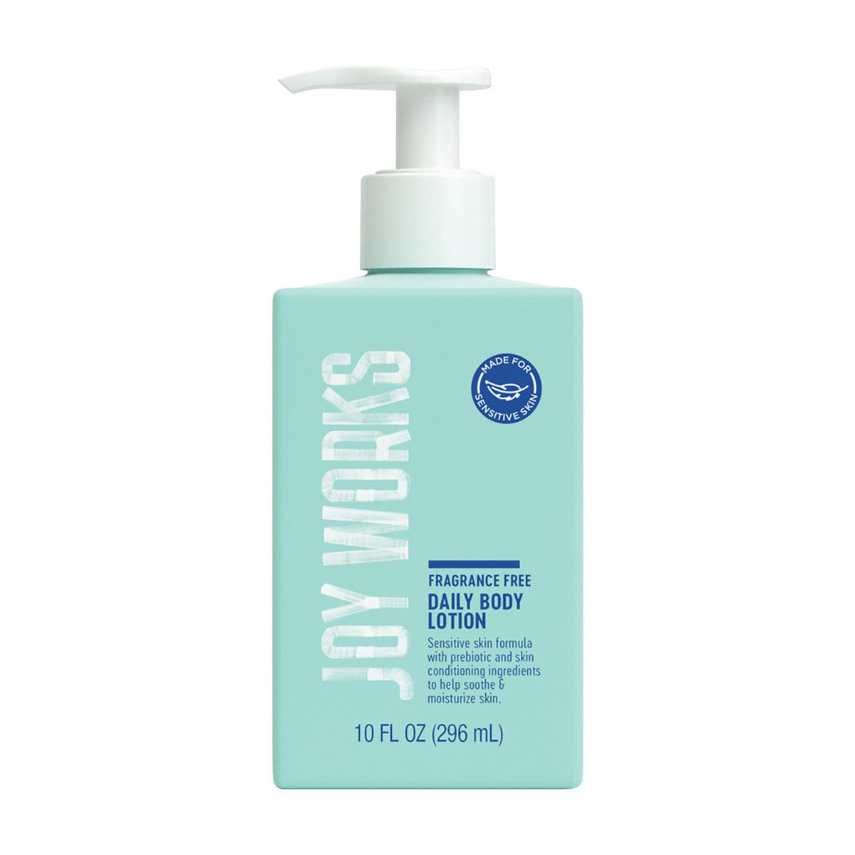 Joy Works Fragrance Free Sensitive Skin Body Lotion, 10 Fl Oz