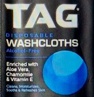 2 Pack TAG Disposable XL Washcloths Adult Body Wipes with Aloe Chamomile Vitamin E