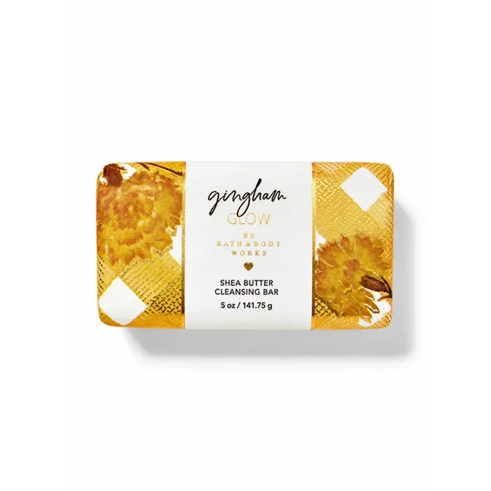 Bath &amp; Body Works Gingham Glow Shea Butter Cleansing Bar 5 Oz,