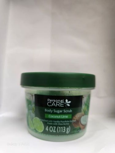 Personal Care Body Sugar Scrub Coconut Lime 4 oz 2 Pack