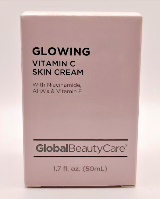 Global Beauty Care GLOWING Vitamin C Skin Cream + Vitamin E + Niacinamide + AHA&#39;s