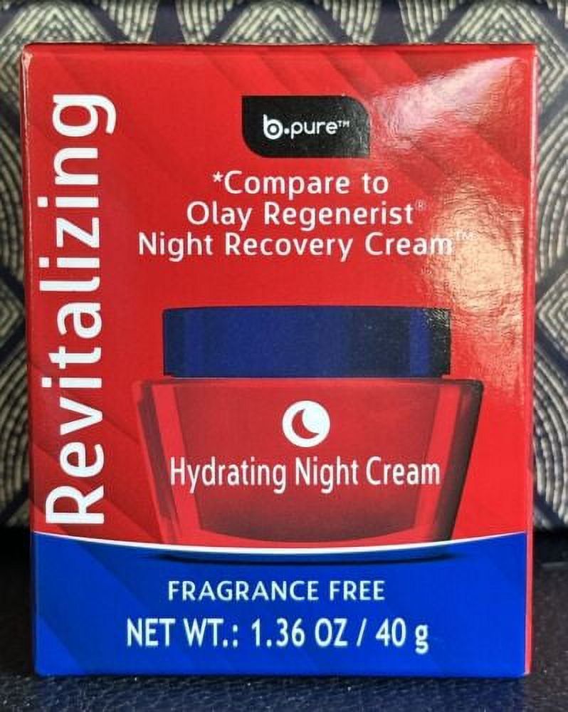 B-PURE Revitalizing Hydrating Night Cream with Vitamins 5, B5 &amp; B3 -- 1.36oz