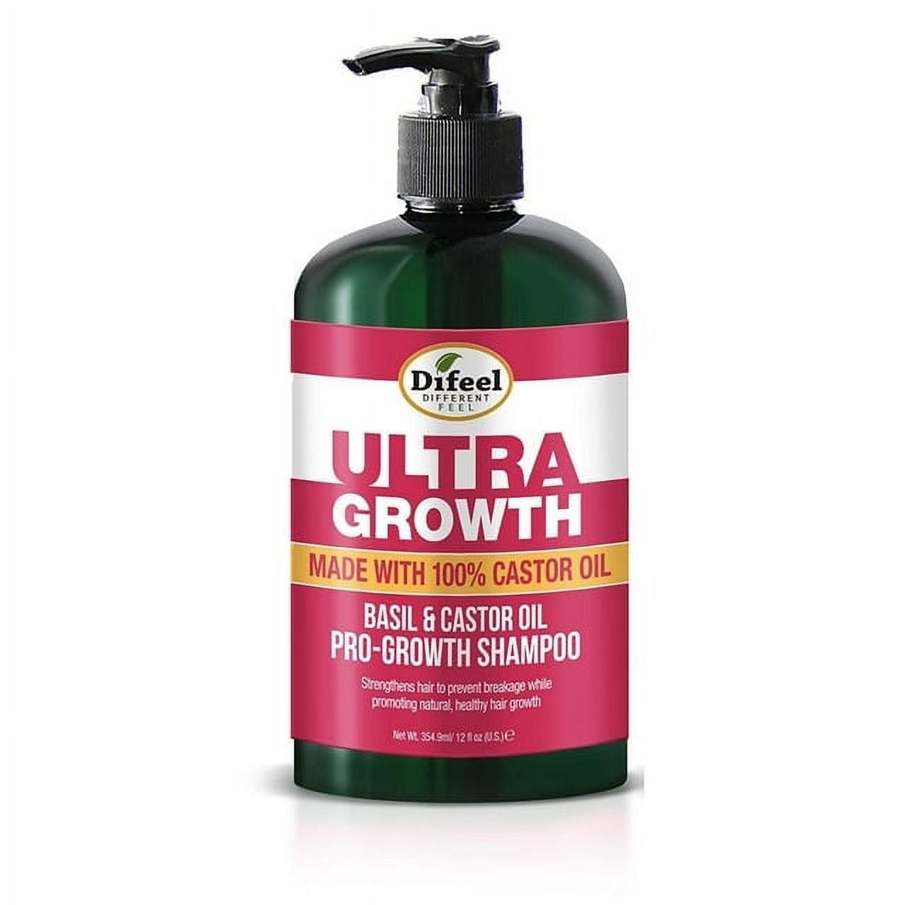 Difeel Ultra Growth With Basil&amp; Castro Oil Pro Growth Shampoo
