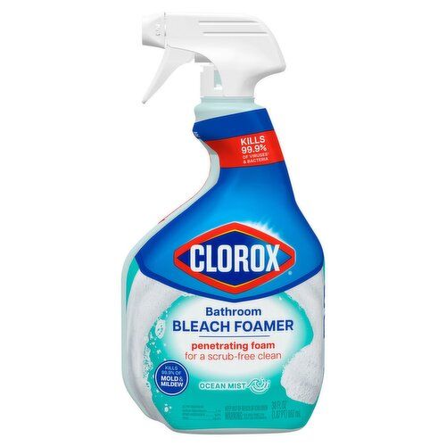 Clorox Bleach Bathroom Foamer 30 Fl Oz Ocean Mist