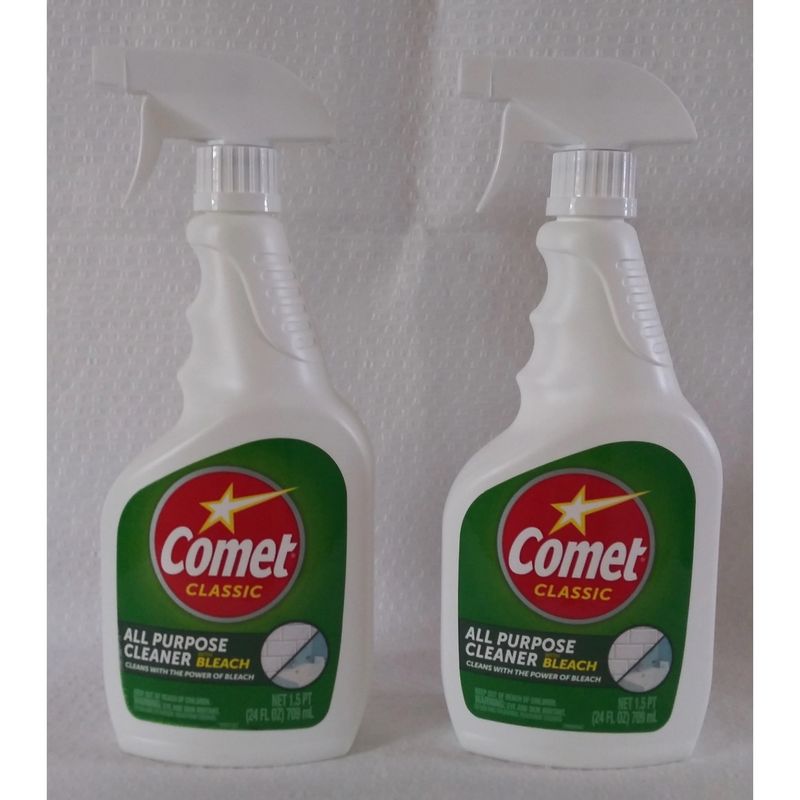 Comet Classic All Purpose Cleaner with Bleach - (2-Pack) 24oz x 2 = 48oz