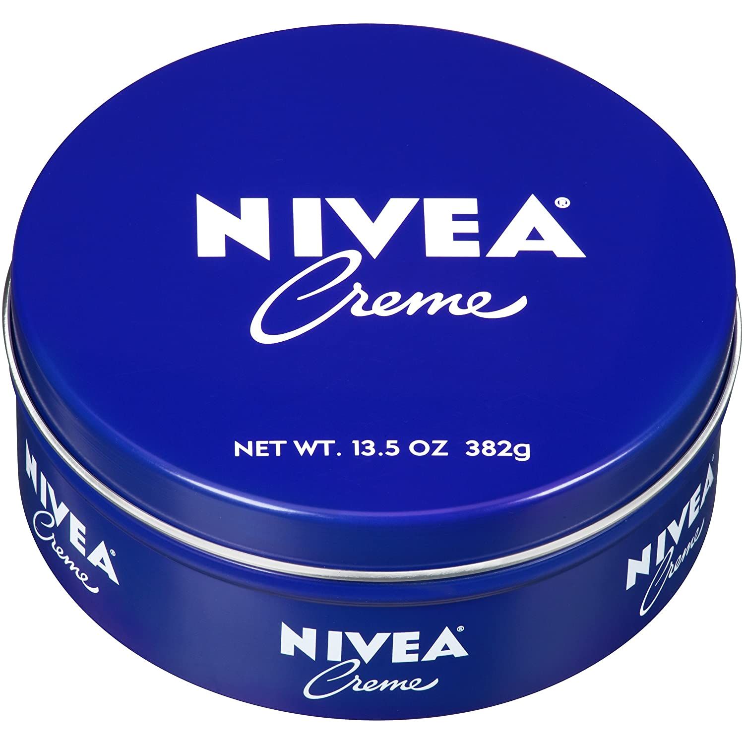 Nivea Moisturizing Body Creme 400ml (13.5 fl oz.) Blue Tin Box Cream 2 Pack