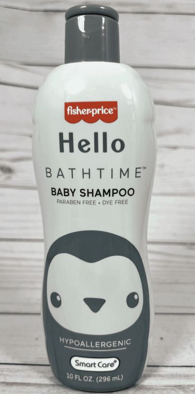 Fisher-Price Hello Bathtime Hypoallergenic Baby Shampoo ~ Paraben Free Dye Free, 10 FL OZ.