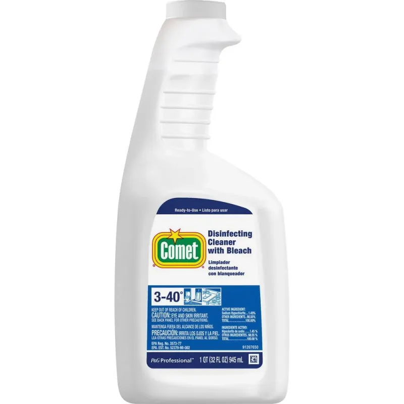 Comet Disinfecting Cleaner With Bleach Double Pack