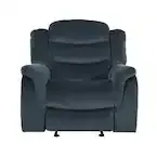 Noble House Christopher Knight Home Hawthorne Oversized Glider Recliner Steel Gray PICK UP ONLY