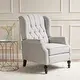 Christopher Knight Home Push Back Recliner Chair Beige  PICK UP ONLY