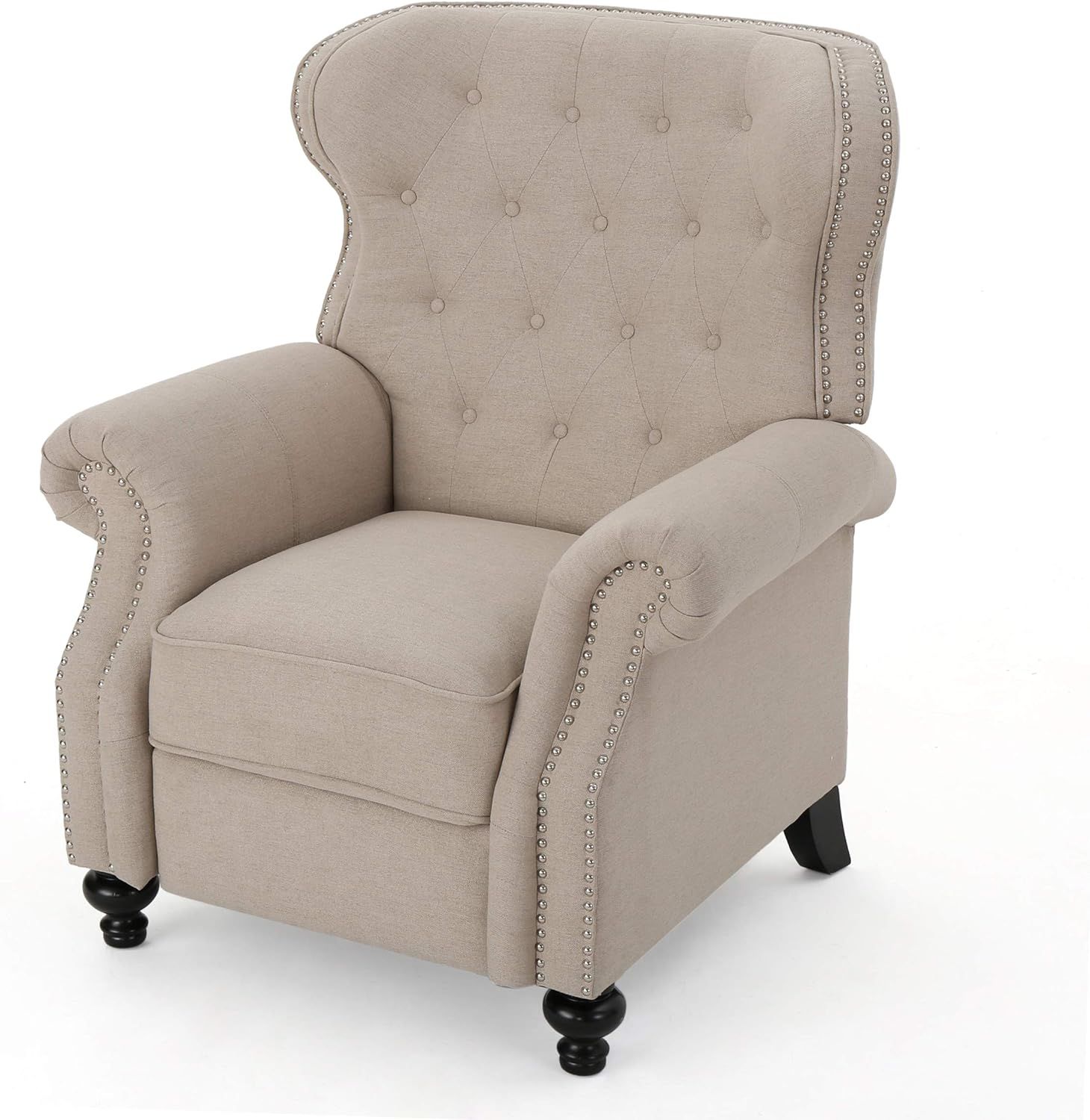 Christopher Knight Home Wyland Tufted Wheat Fabric Recliner