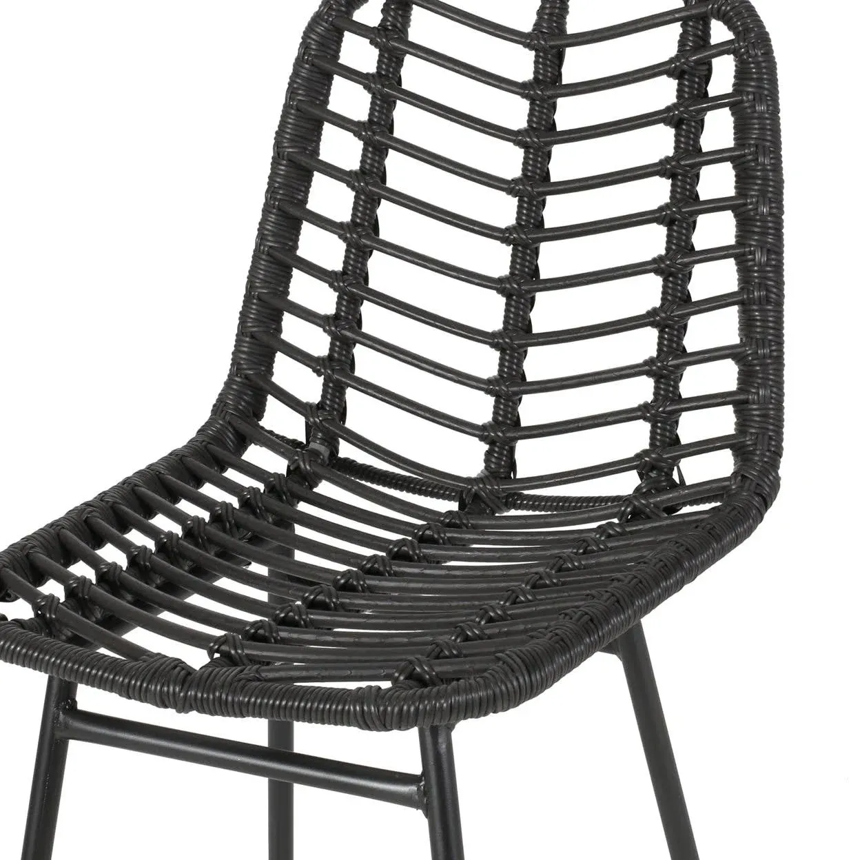 Jessie Outdoor Wicker Barstools Set Of 2