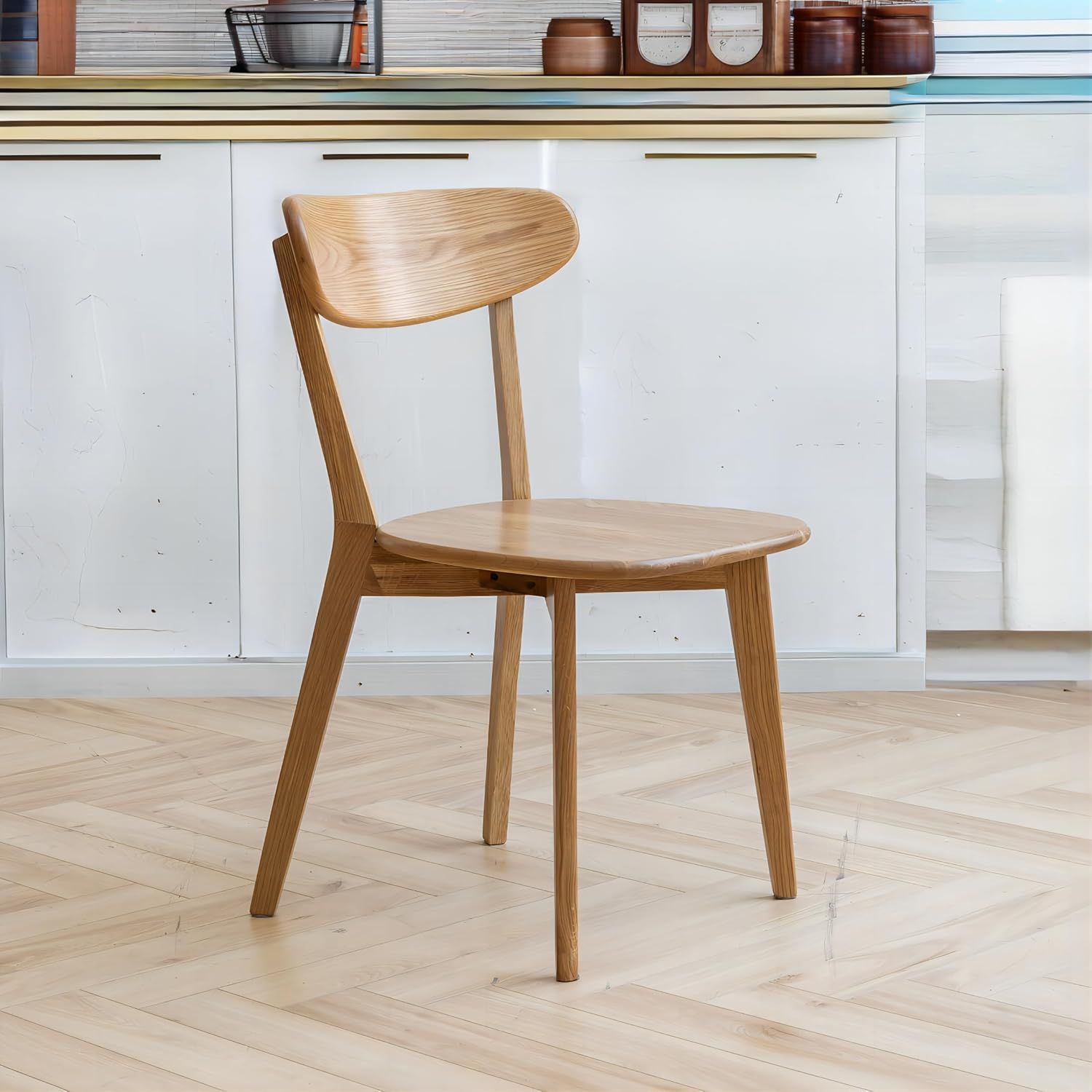 Nicbex Mid Century Wood Dining Chairs Set Of 2