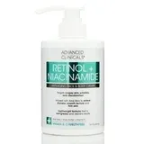 Advanced Clinicals Retinol + Niacinamide Anti Aging Face &amp; Body Cream 15 fl oz