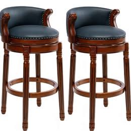 Hazo Furniture Bar Stools Set of 2 -Blue