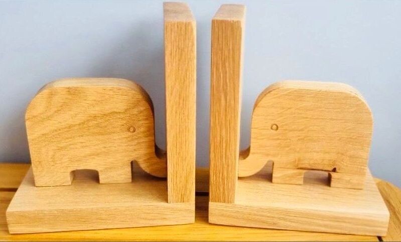 Edgar Elephant Bookends
