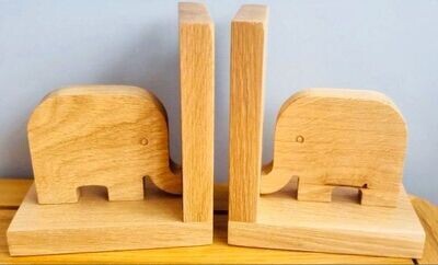 Edgar Elephant Bookends