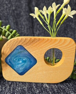 Single Stem Resin Bud Vase