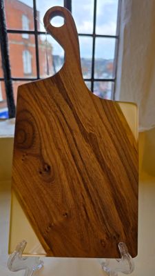 Beautiful Elm and Resin Charcuterie Board