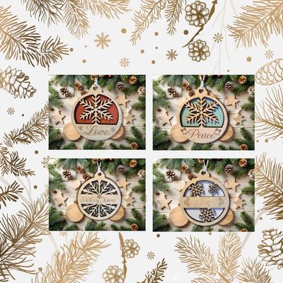 Handmade Wooden Christmas Baubles – Choice of 4 Designs | Love, Peace, Joy & Merry Xmas Handmade Wooden Christmas Baubles – Choice of 4 Designs | Love, Peace, Joy & Merry Xmas