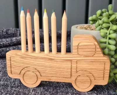 Truck Pencil Holder